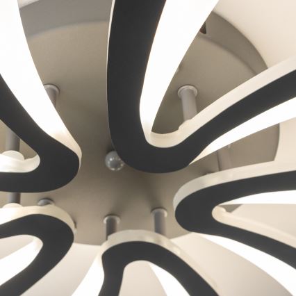 Brilagi - LED Zatemnitveni nadgradni lestenec TWIST LED/55W/230V 3000-6500K antracit + Daljinski upravljalnik