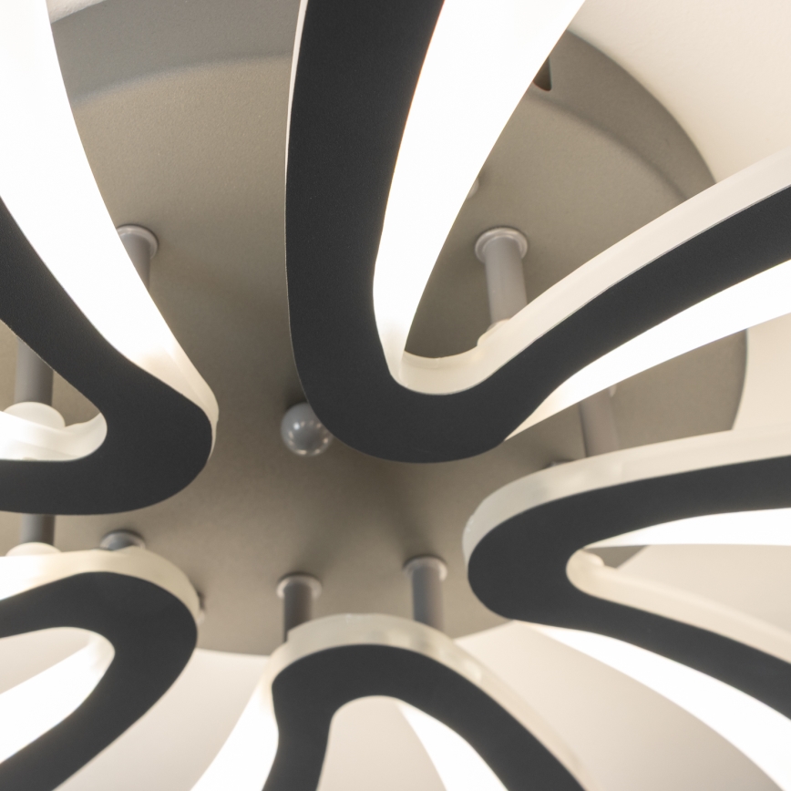 Brilagi - LED Zatemnitveni nadgradni lestenec TWIST LED/55W/230V 3000-6500K antracit + Daljinski upravljalnik