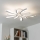 Brilagi - LED Zatemnitveni nadgradni lestenec TWIST LED/55W/230V 3000-6500K bela + Daljinski upravljalnik