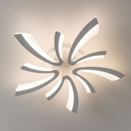 Brilagi - LED Zatemnitveni nadgradni lestenec TWIST LED/55W/230V 3000-6500K bela + Daljinski upravljalnik