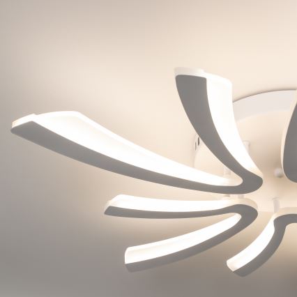 Brilagi - LED Zatemnitveni nadgradni lestenec TWIST LED/55W/230V 3000-6500K bela + Daljinski upravljalnik
