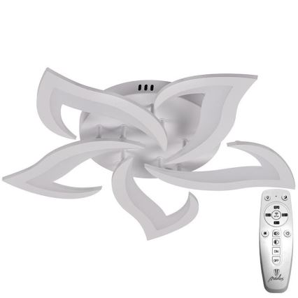 Brilagi - LED Zatemnitveni nadgradni lestenec TWIST LED/55W/230V 3000-6500K bela + Daljinski upravljalnik
