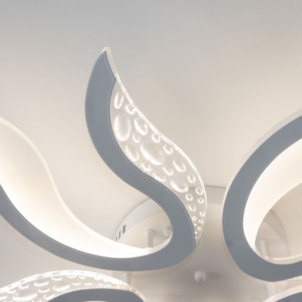 Brilagi - LED Zatemnitveni nadgradni lestenec TWIST LED/65W/230V 3000-6500K bela + Daljinski upravljalnik