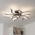 Brilagi - LED Zatemnitveni nadgradni lestenec TWIST LED/65W/230V 3000-6500K črna + Daljinski upravljalnik