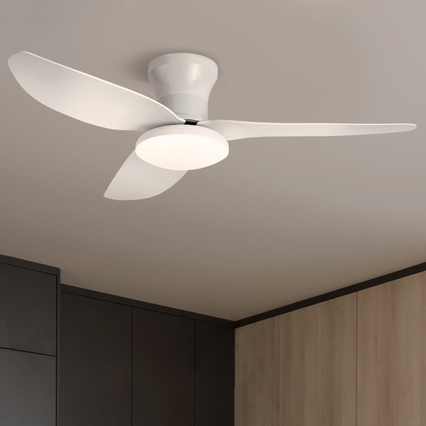 Brilagi - LED Zatemnitveni stropni ventilator LED/30W/230V 3000-6500K bela + Daljinski upravljalnik