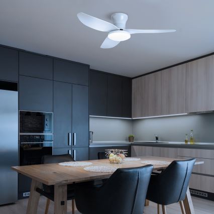 Brilagi - LED Zatemnitveni stropni ventilator LED/30W/230V 3000-6500K bela + Daljinski upravljalnik
