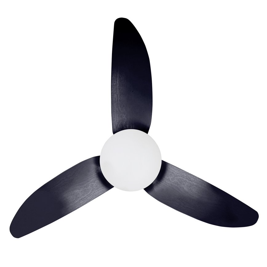 Brilagi - LED Zatemnitveni stropni ventilator LED/30W/230V 3000-6500K črna + Daljinski upravljalnik