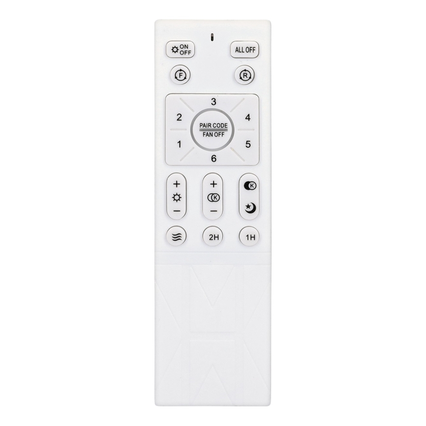 Brilagi - LED Zatemnitveni stropni ventilator LED/30W/230V 3000-6500K črna + Daljinski upravljalnik