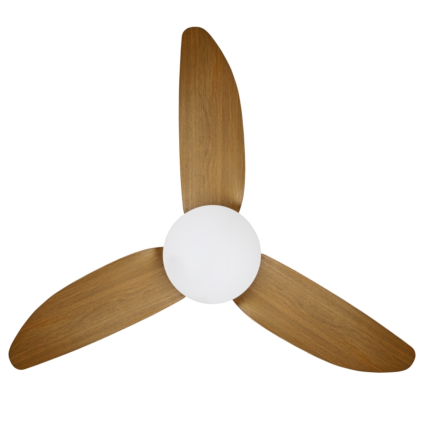 Brilagi - LED Zatemnitveni stropni ventilator LED/30W/230V 3000-6500K črna/rjava + Daljinski upravljalnik