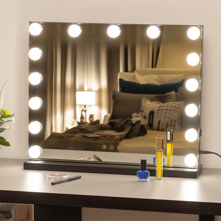 Brilagi - LED zatemnitveno ličilno ogledalo HOLLYWOOD LED/15W/230V 3000/4000/6500K