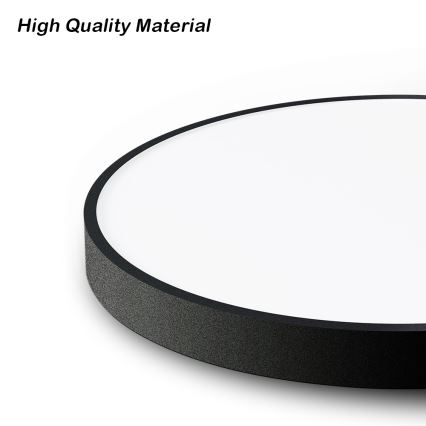 Brilagi - LED zatemnjevalna stropna svetilka POOL LED/60W/230V 3000-6000K premer 60 cm črna + daljinski upravljalnik