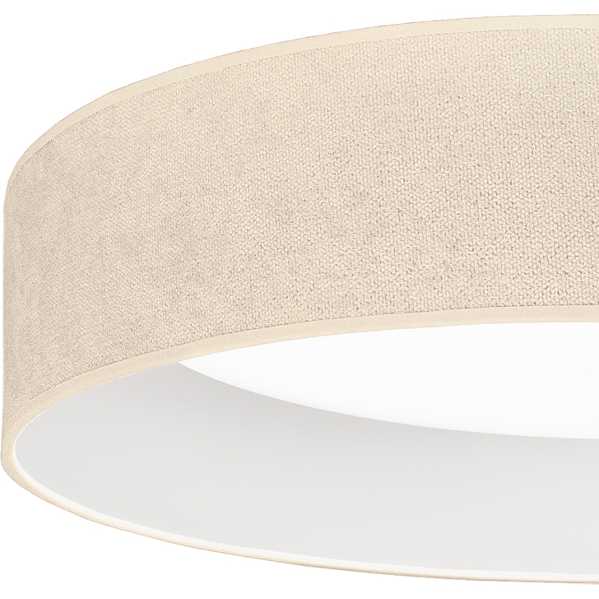Brilagi - Zatemnljiva LED stropna svetilka VELVET SMARTIX LED/24W/230V 3000-6000K premer 45 cm kremna Wi-Fi Tuya Beacon + daljinski upravljalnik