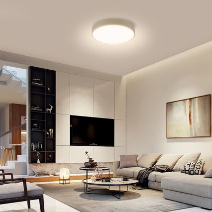 Brilagi - LED Zatemnjena stropna svetilka POOL LED/36W/230V 3000-6000K Ø 30 cm bežna + daljinski upravljalnik