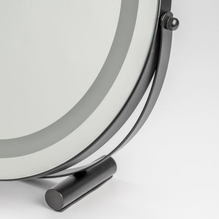 BRILAGI - zatemnljivo LED ličilno ogledalo CALIFORNIA LED/17W/230V 3000/4000/6500K pr. 42 cm črna