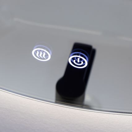 Brilagi - LED ogrevano kopalniško ogledalo DEMI PRO LED/20W/230V premer 60 cm IP44 CRI 90 zatemnljivo + CCT