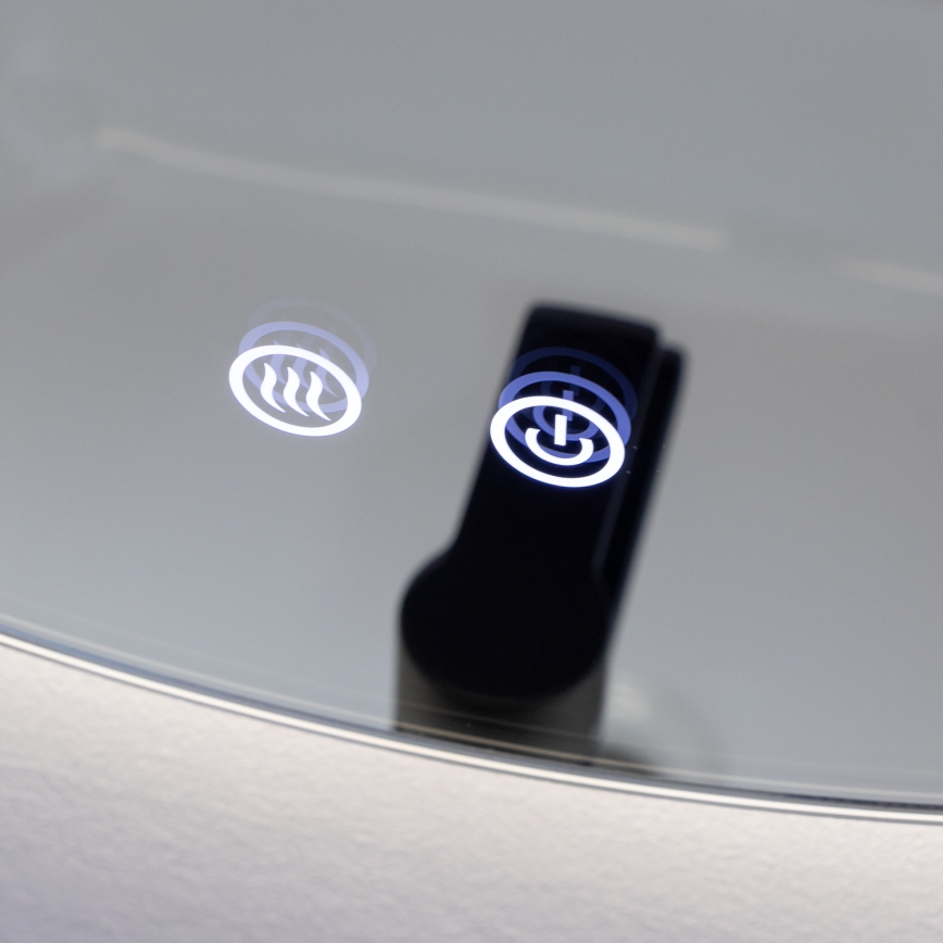 Brilagi - LED ogrevano kopalniško ogledalo DEMI PRO LED/20W/230V premer 60 cm IP44 CRI 90 zatemnljivo + CCT