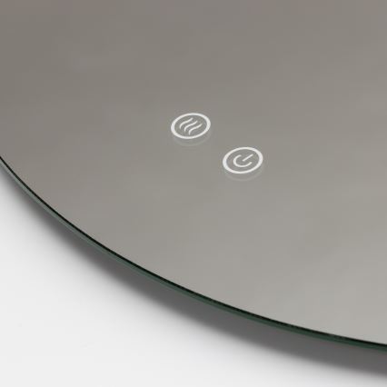 Brilagi - LED ogrevano kopalniško ogledalo DEMI PRO LED/20W/230V premer 60 cm IP44 CRI 90 zatemnljivo + CCT