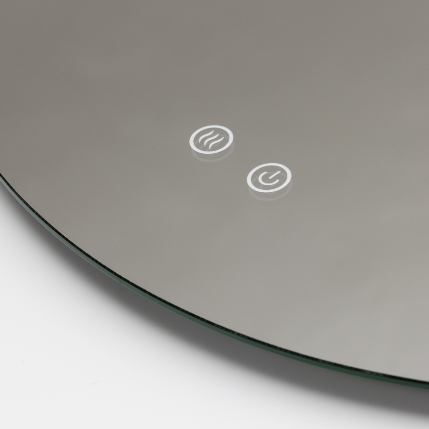 Brilagi - LED ogrevano kopalniško ogledalo DEMI PRO LED/20W/230V premer 60 cm IP44 CRI 90 zatemnljivo + CCT