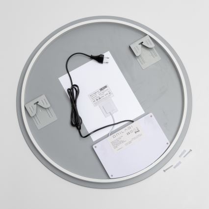 Brilagi - LED ogrevano kopalniško ogledalo DEMI PRO LED/20W/230V premer 60 cm IP44 CRI 90 zatemnljivo + CCT