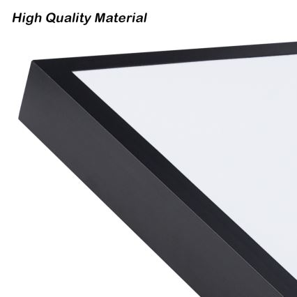 Brilagi - LED kopalniško stropno svetilo z možnostjo zatemnitve FRAME SMART LED/96W/230V 120x60 cm 3000-6000K IP44 črna + daljinski upravljalnik