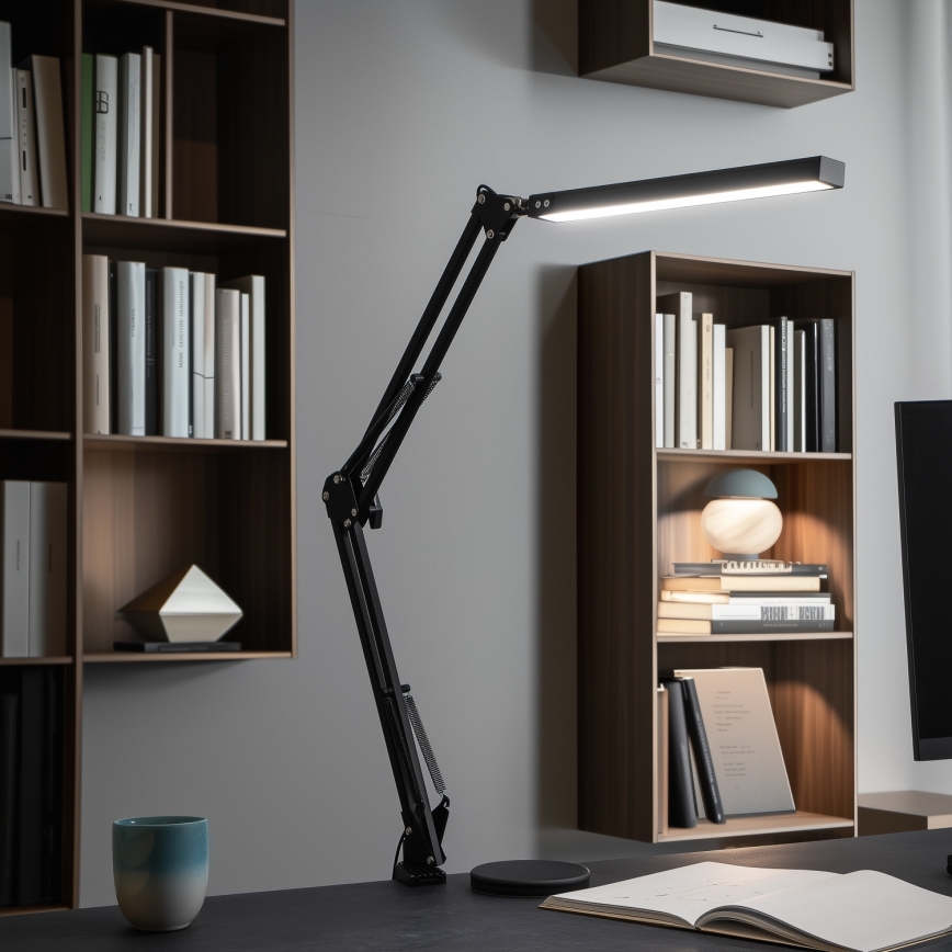 Brilagi - LED zatemnjevalna namizna svetilka 2v1 USB VARIO LED/14W/5V 3000-6000K črna
