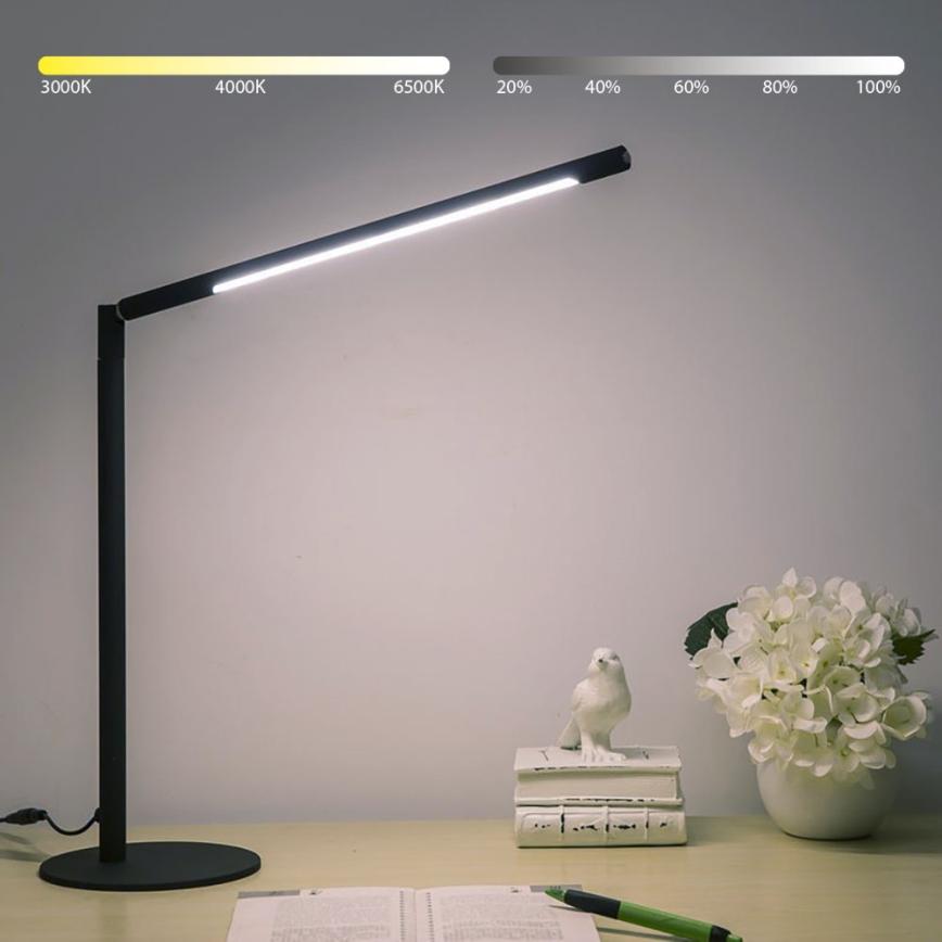 Brilagi - LED zatemnjevalna namizna svetilka na dotik VARIO LED/7W/230V 3000-6500K CRI 96 črna