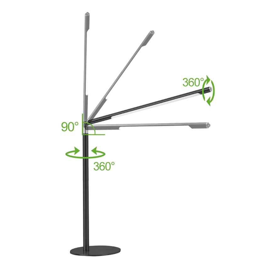 Brilagi - LED zatemnjevalna namizna svetilka na dotik VARIO LED/7W/230V 3000-6500K CRI 96 črna