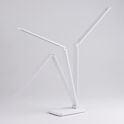 Brilagi - LED nastavljiva namizna svetilka na dotik z brezžičnim polnjenjem QI MODO CHARGE LED/7W/5V 3000/4000/6000K bela