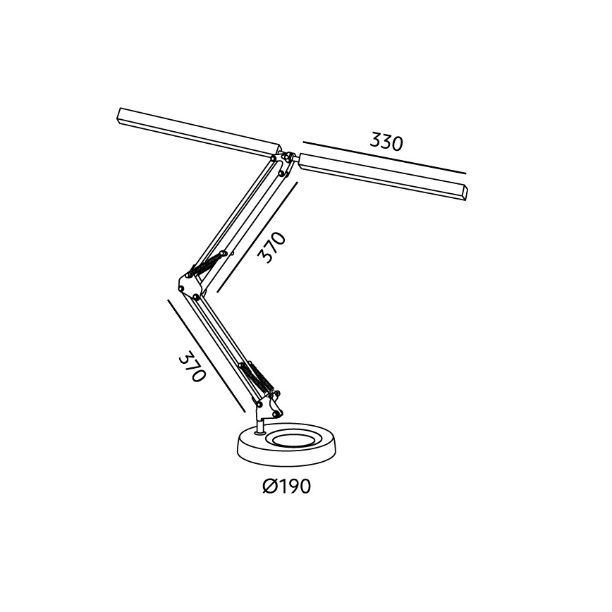 Brilagi - LED zatemnjevalna namizna svetilka VARIO LED/15W/230V 3000-6000K bela