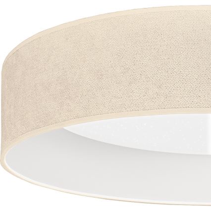 Brilagi - LED stropna svetilka z možnostjo zatemnitve VELVET SMARTIX STARS LED/36W/230V 3000-6000K premer 55 cm kremna Wi-Fi Tuya Beacon + daljinski upravljalnik