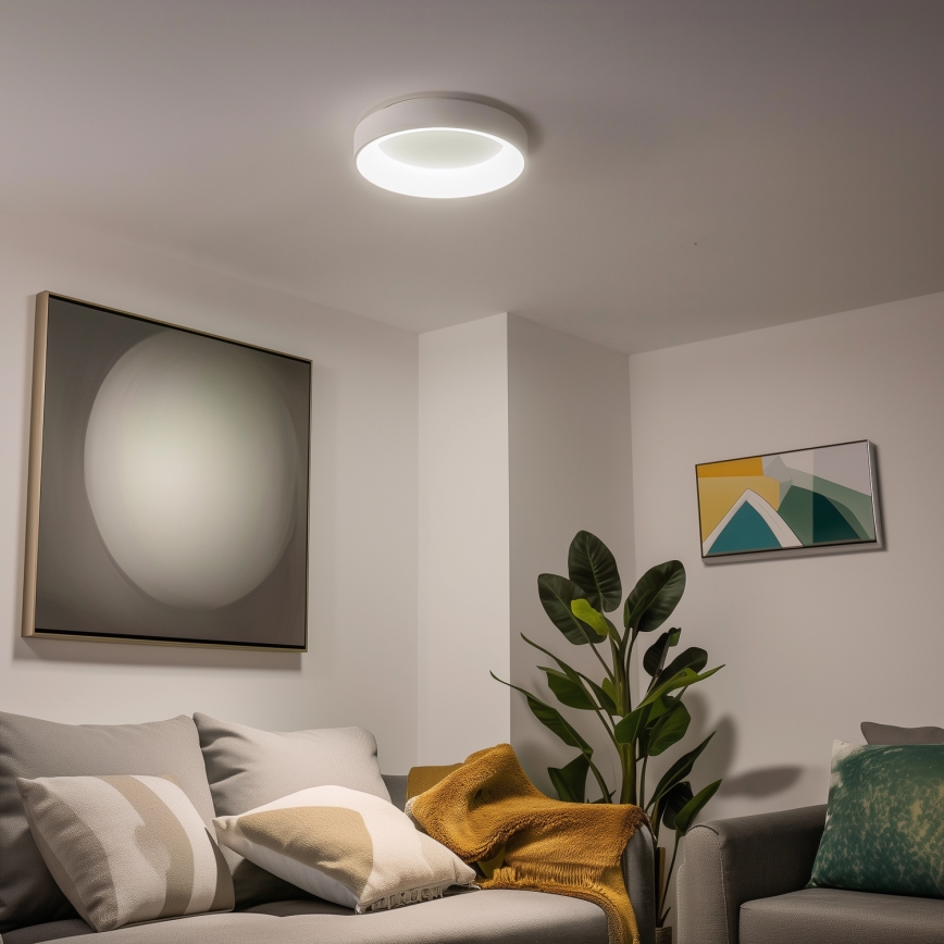 Brilagi - LED stropna svetilka FALCON z zatemnjevanjem LED/40W/230V 3000-6500K, premer 45 cm, bela + daljinski upravljalnik