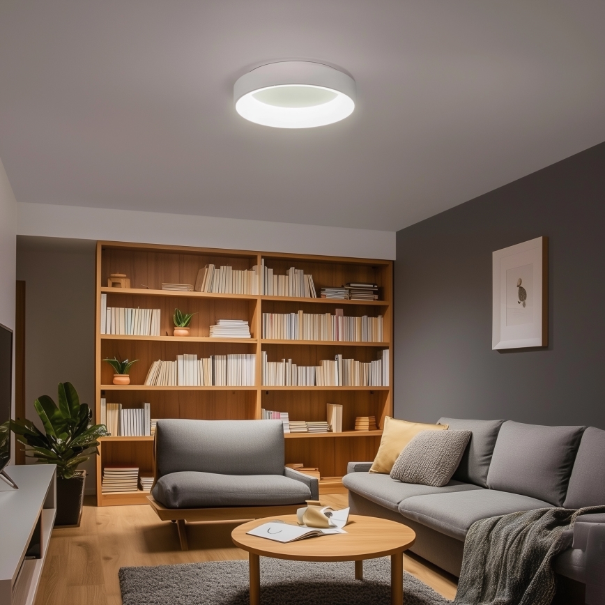 Brilagi - LED stropna svetilka FALCON z zatemnjevanjem LED/40W/230V 3000-6500K, premer 45 cm, bela + daljinski upravljalnik