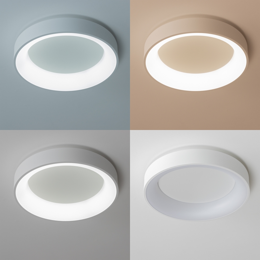 Brilagi - zatemnjiva LED stropna svetilka FALCON LED/80W/230V 3000–6500K, premer 60 cm, bela, z daljinskim upravljalnikom