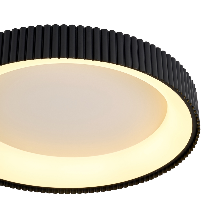 Brilagi - LED Zatemnljivo stropno svetilo FALCON MODERN LED/54W/230V 3000-6500K pr. 60 cm črna + daljinski upravljalnik