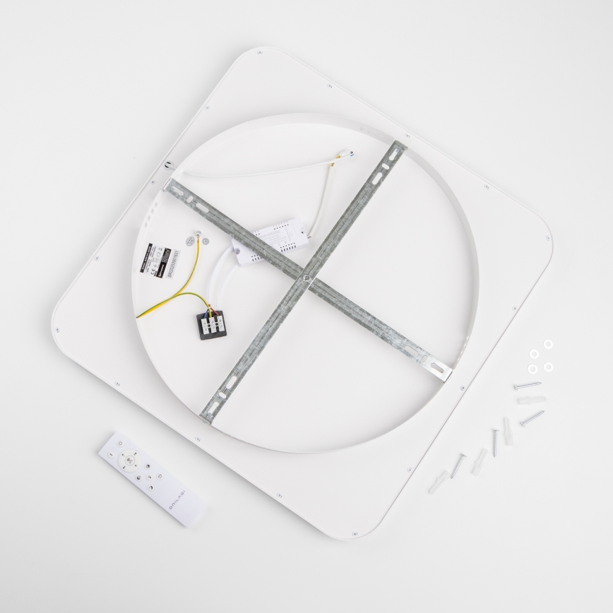 Brilagi - Zatemnljivo LED stropno svetilo FALCON SLIM LED/50W/230V 3000-6500K 50x50 cm belo + daljinski upravljalnik