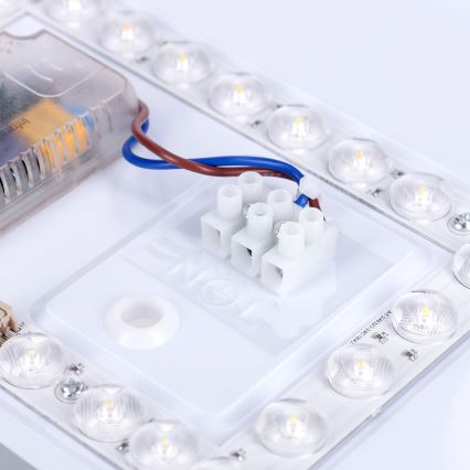 Brilagi - LED stropno svetilo z možnostjo zatemnitve LUCIA LED/48W/230V 3000-6500K premer 41 cm rdeče + daljinski upravljalnik