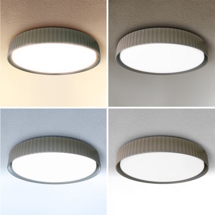 Brilagi - LED zatemnjiva stropna svetilka LUCIA LED/60W/230V 3000-6500K premer 59 cm taupe + daljinski upravljalnik