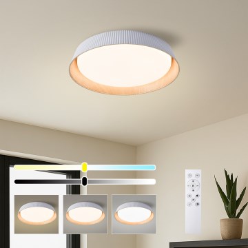 Brilagi - LED zatemnjevalna stropna svetilka ORINO LED/54W/230V 3000-6000K bela, premer 43 cm + daljinski upravljalnik