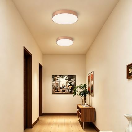 Brilagi - LED zatemnljivo stropno svetilo POOL LED/48W/230V 3000-6000K premer 40 cm bronasto + daljinski upravljalnik