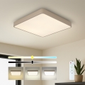 Brilagi - LED zatemnjevalna stropna svetilka POOL SQUARE LED/36W/230V 3000-6000K 40x40 cm bežna + z daljinskim upravljalnikom