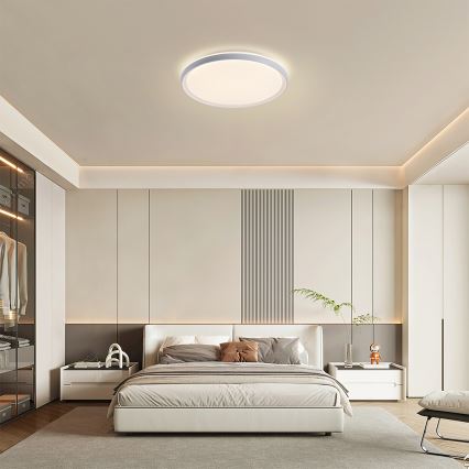 Brilagi - LED stropna svetilka RIVO 72W/230V, z možnostjo zatemnitve, 3000–6000K, bela, premer 50 cm + daljinski upravljalnik