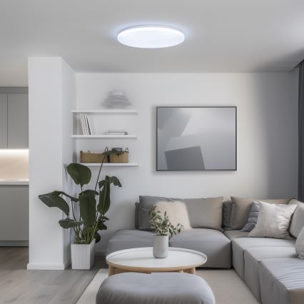 Brilagi - Pametna zatemnjevalna stropna svetilka LED/36W/230V Ø 48 cm 3000-6000K Wi-Fi Tuya Beacon + daljinski upravljalnik