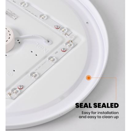 Brilagi - SMART LED stropna svetilka z zatemnitvijo, LED/36W/230V, premer 48 cm, 2700-6500K, Wi-Fi Tuya + daljinski upravljalnik