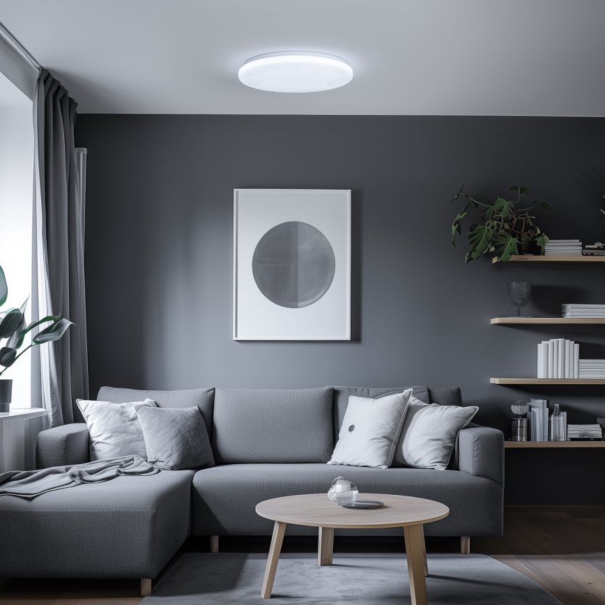 Brilagi - LED zatemnjiva stropna svetilka SMART STARS LED/36W/230V premer 48 cm 3000-6000K Wi-Fi Tuya Beacon + daljinski upravljalnik