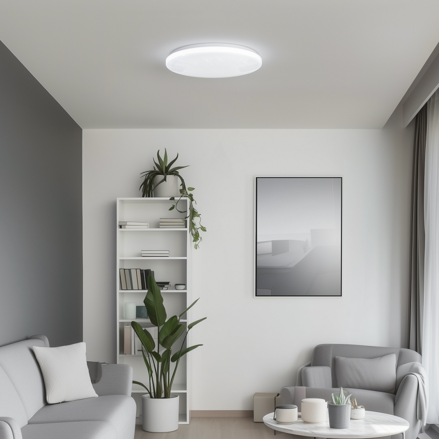 Brilagi - LED zatemnjiva stropna svetilka SMART STARS LED/36W/230V premer 48 cm 3000-6000K Wi-Fi Tuya Beacon + daljinski upravljalnik