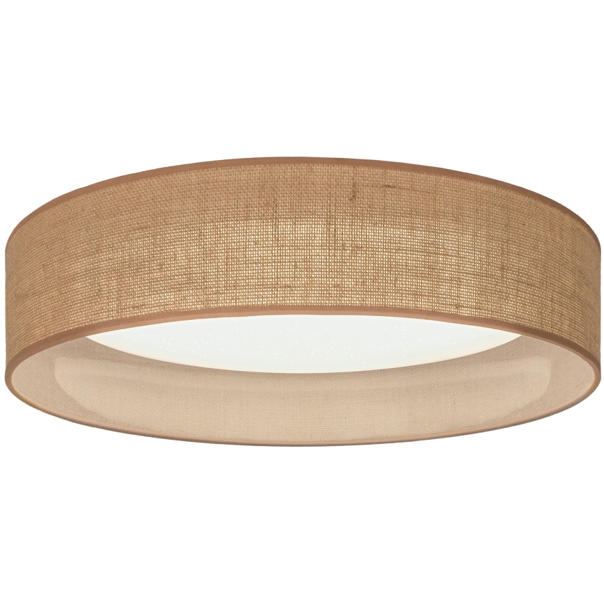 Brilagi - LED zatemnljivo stropno svetilo VELVET SMARTIX STARS LED/36W/230V 3000-6000K premer 55 cm bež Wi-Fi Tuya Beacon + daljinski upravljalnik