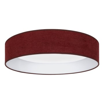 Brilagi - LED zatemnjevalna stropna svetilka VELVET SMARTIX LED/24W/230V 3000-6000K premer 45 cm bordo Wi-Fi Tuya Beacon + daljinski upravljalnik