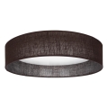 Brilagi - LED zatemnjevalna stropna svetilka VELVET SMARTIX STARS LED/36W/230V 3000-6000K premer 55 cm rjava Wi-Fi Tuya Beacon + daljinski upravljalnik