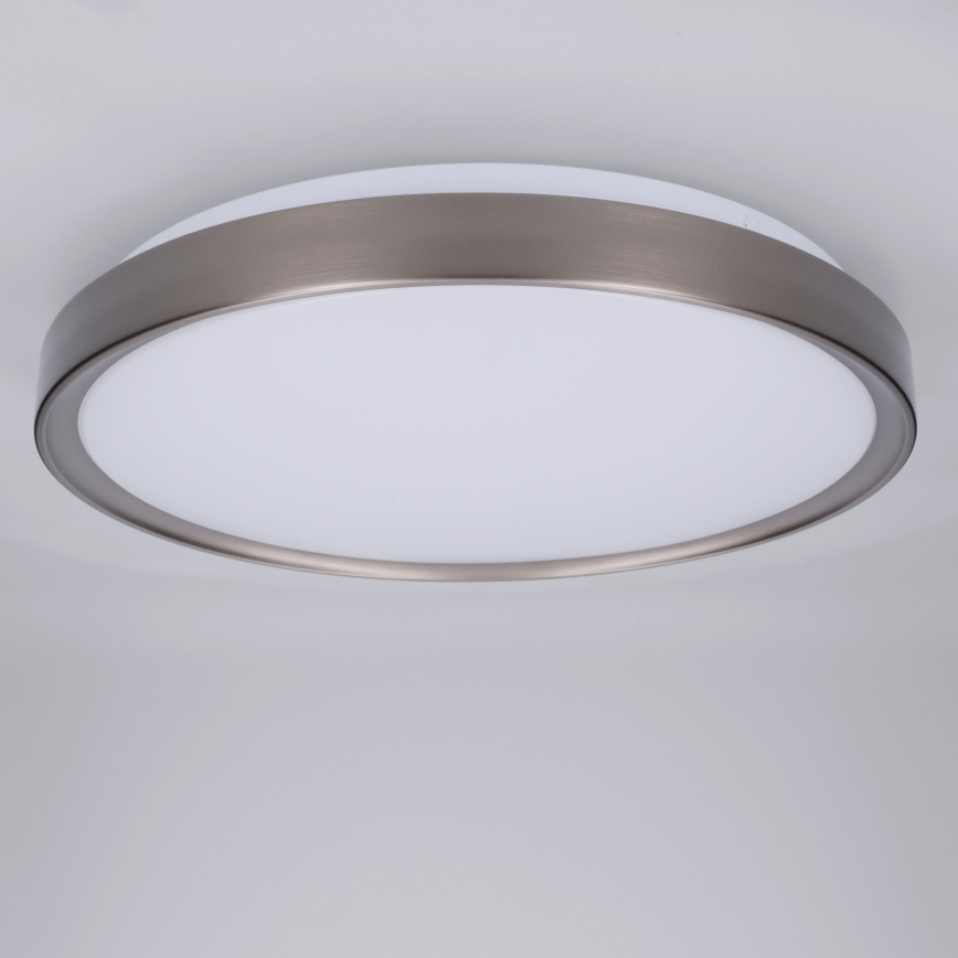 Brilagi - Zatemnjiva stropna LED svetilka FANCIA LED/48W/230V 3000-6500K premer 39 cm srebrna + daljinski upravljalnik