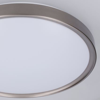 Brilagi - Zatemnjiva stropna LED svetilka FANCIA LED/48W/230V 3000-6500K premer 39 cm srebrna + daljinski upravljalnik
